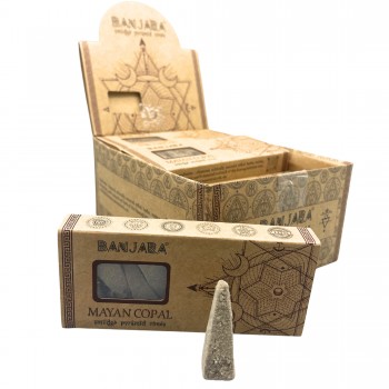 Banjara Smudge Piramidės formos kūgeliai smilkinimui  - Mayan Copal